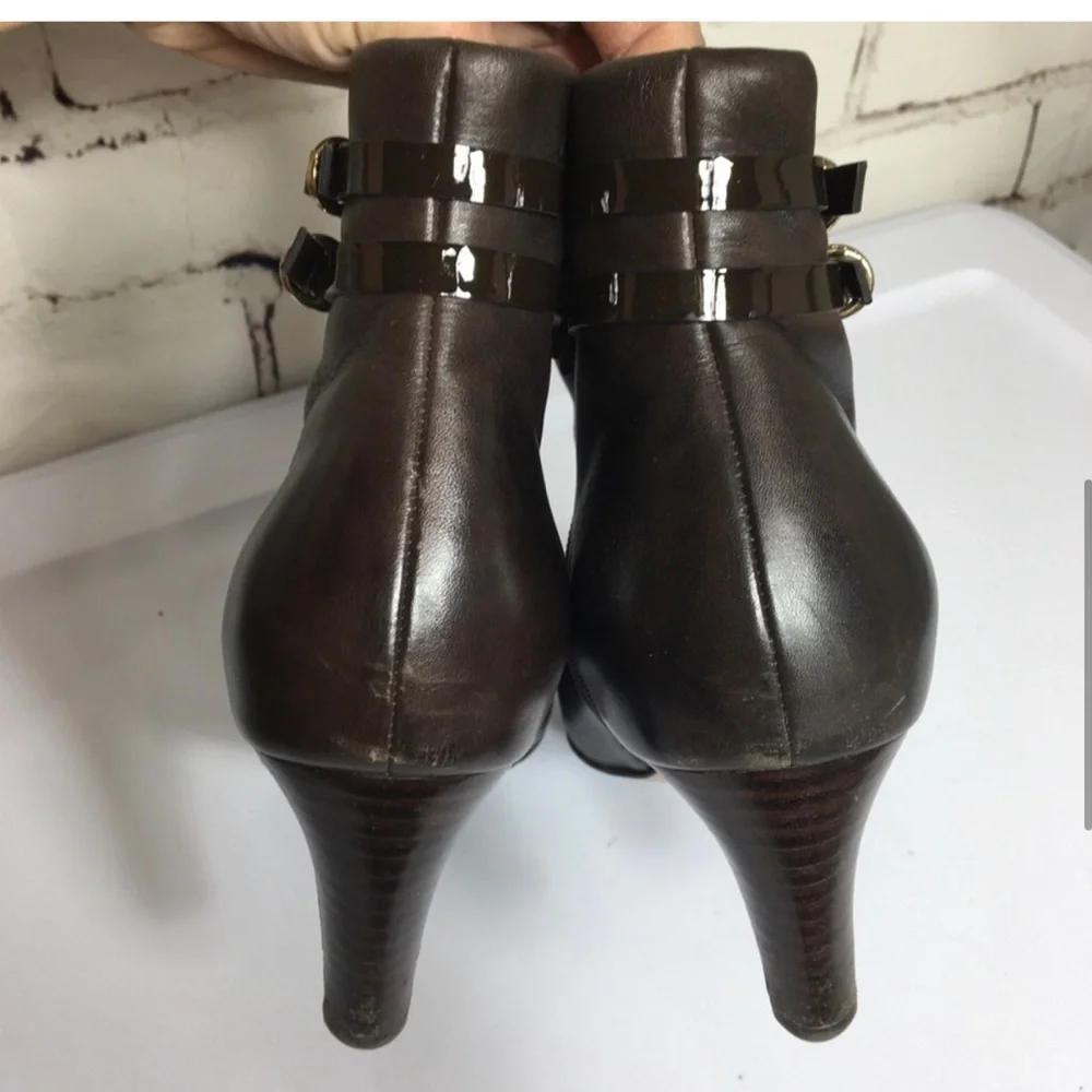 Cole Haan genuine leather brown booties. - Picture 5 of 6